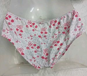 Floral Print Thong Panty 🤎