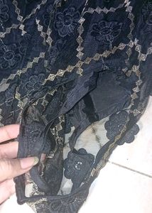 Black Lace Sheath Dress
