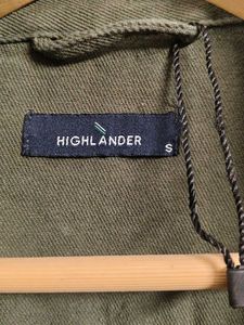 Men's Olive Green Denim Jacket