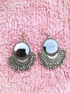 Silver Oxidised Earrings &amp; Ring Combo