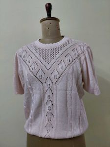 Pink sweater top