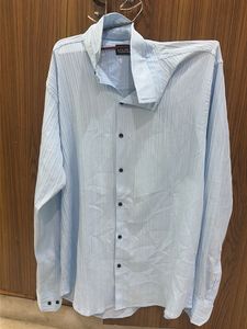 Light Blue Striped Men's Shirt