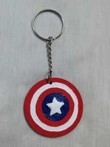 Spiderman &amp; Captain America Keychain Set