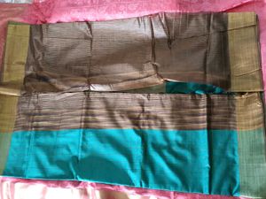 BrandNew HandwovenCottonSilkFabricSaree-ExtraStic