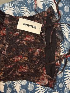2in1 dress Floral Corset