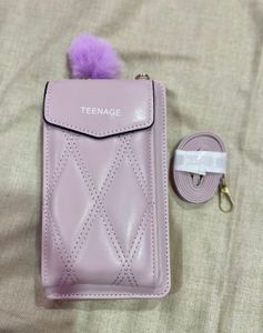 Cute lavender sling Bag