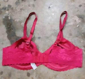 Vibrant Pink Lace Bra