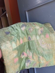 Beautiful Green Silk Saree