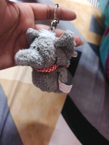 Cute Elephant Keychain Plush Toy