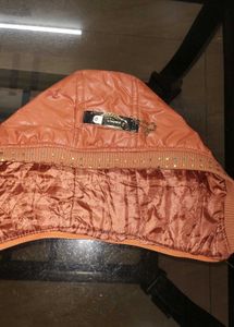 Stylish Orange Puffer Jacket