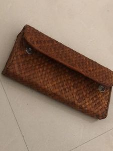Woven Clutch Bag