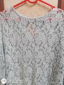 Green Net Top