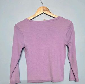 Lilac Long Sleeve Top