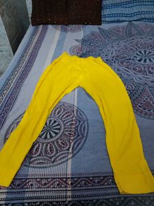 Yellow Embroidered Kurta Set
