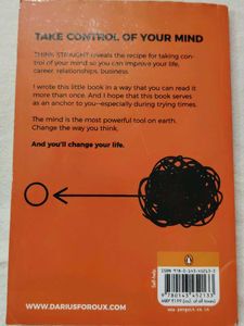 Think Straight by Darius Foroux - Self-Help Book