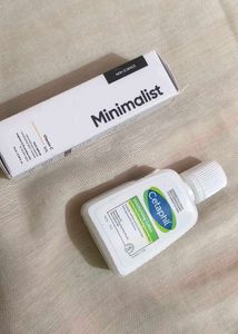 Minimalist Vitamin C Face Serum &amp; Cetaphil Lotion