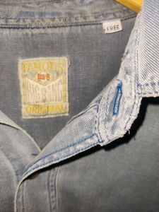 Vintage Washed Denim Shirt
