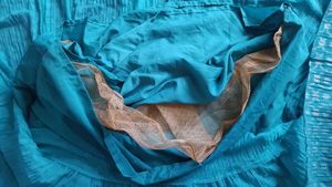 Beautiful Teal Kurta Set with Dupatta for girls