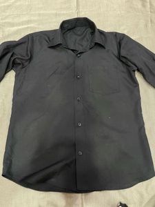 Classic Black Button-Up Shirt