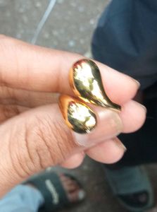 Gold- anti tarnish ring