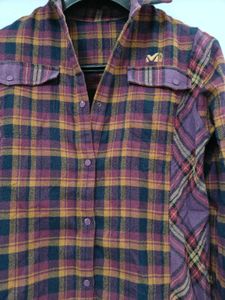 Millet Plaid Button-Up Shirt