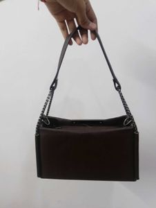 Chic Dark Brown Shoulder Bag