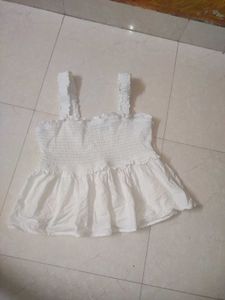Chic Smocked Peplum Top