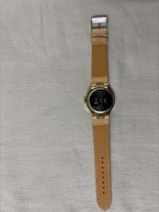 🆕Round Stone Studded with Leather Strap Watch