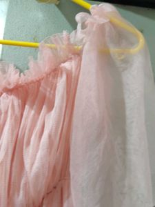 Chic Pink Off-Shoulder Dress