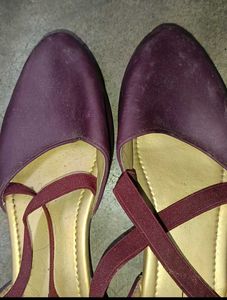 Stylish Burgundy Ballet Flats