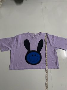 Purple Bunny Graphic Tee