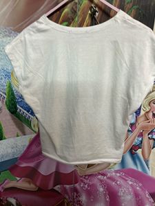 White Graphic Print T-Shirt