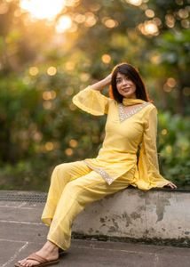 Butter Yellow Bollywood Set