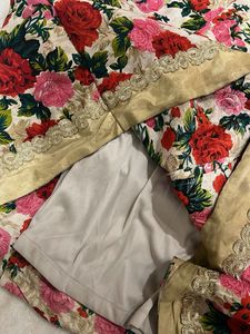 Beautiful Floral Print Ethnic Skirt