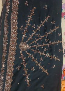 Black Beautiful Saree
