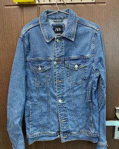 Zara Classic Blue Denim Jacket