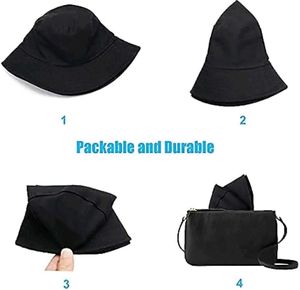 Unisex Cotton Fishermen Bucket Cap Hat (Pack of 1)