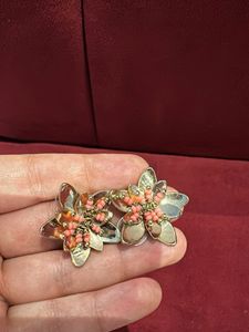 Floral Beaded Earrings