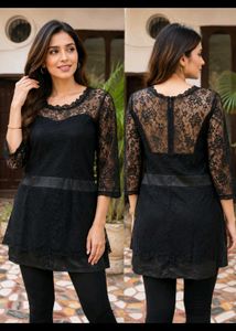 Lace Tunic Top / Short One Piece