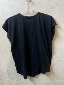 HRX Black Graphic T-Shirt