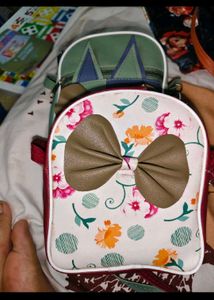Beautiful Flower Print Hand Bag