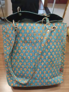 New Handmade BAGRU PRINT HANDBAG