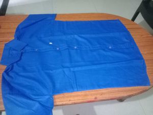 Men's Blue Casual Shirt