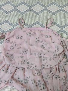 Pretty Floral Pink Mini Dress