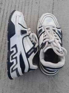 Chunky White &amp; Black Sneakers