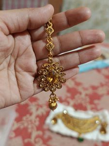 Gold-Toned Indian Jewelry Set