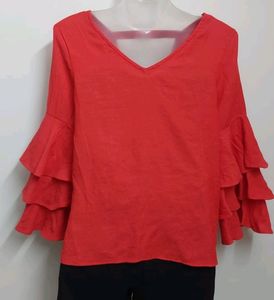 Imported New Unique Red Top🎀