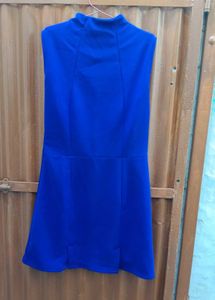 Vibrant Blue A-Line Dress