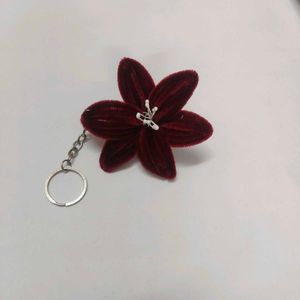 Pretty Flower Keychain
