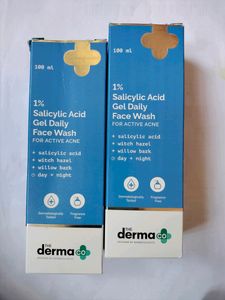 The Derma Co Salicylic Acid Gel Face Wash Pack 2